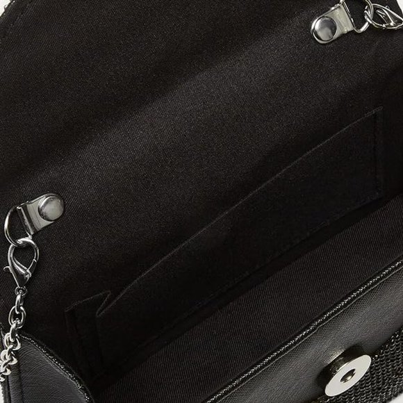 NWT Sparkling Bling Swarovski Crystal Rhinestones: Steve Madden Bag Purs… - Picture 8 of 15